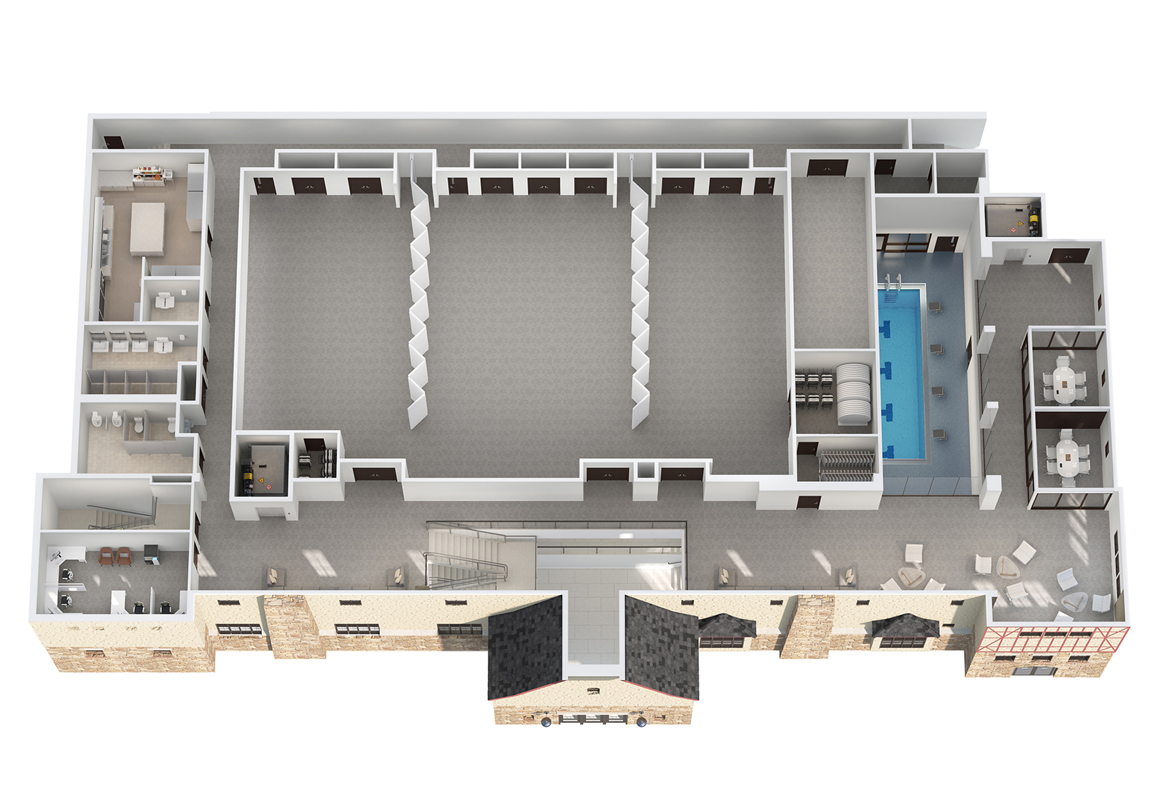 Design Rendering - Playhouse Cultural Arts Center
