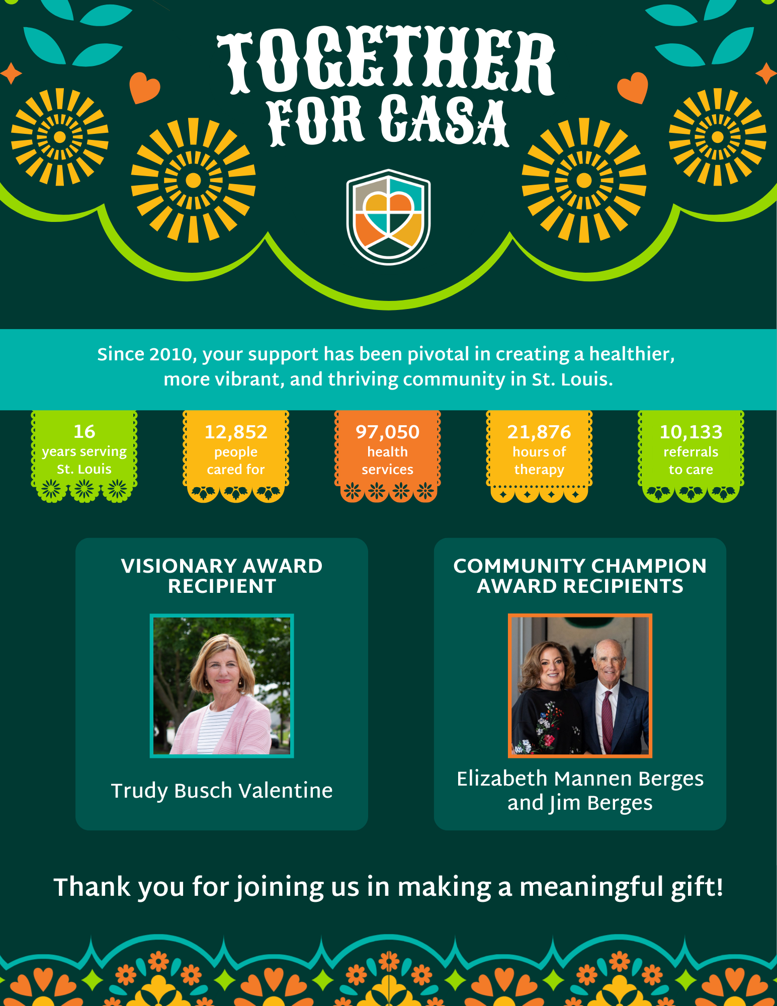 Thank you for joining us in making a meaningful gift!