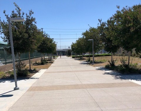 picture of Alumni Walkway at LAVC