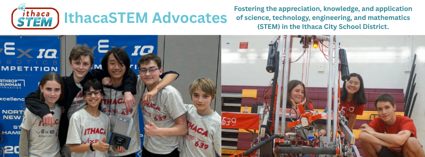 Image of ICSD 4th graders in front of Hangar Theater in Ithaca