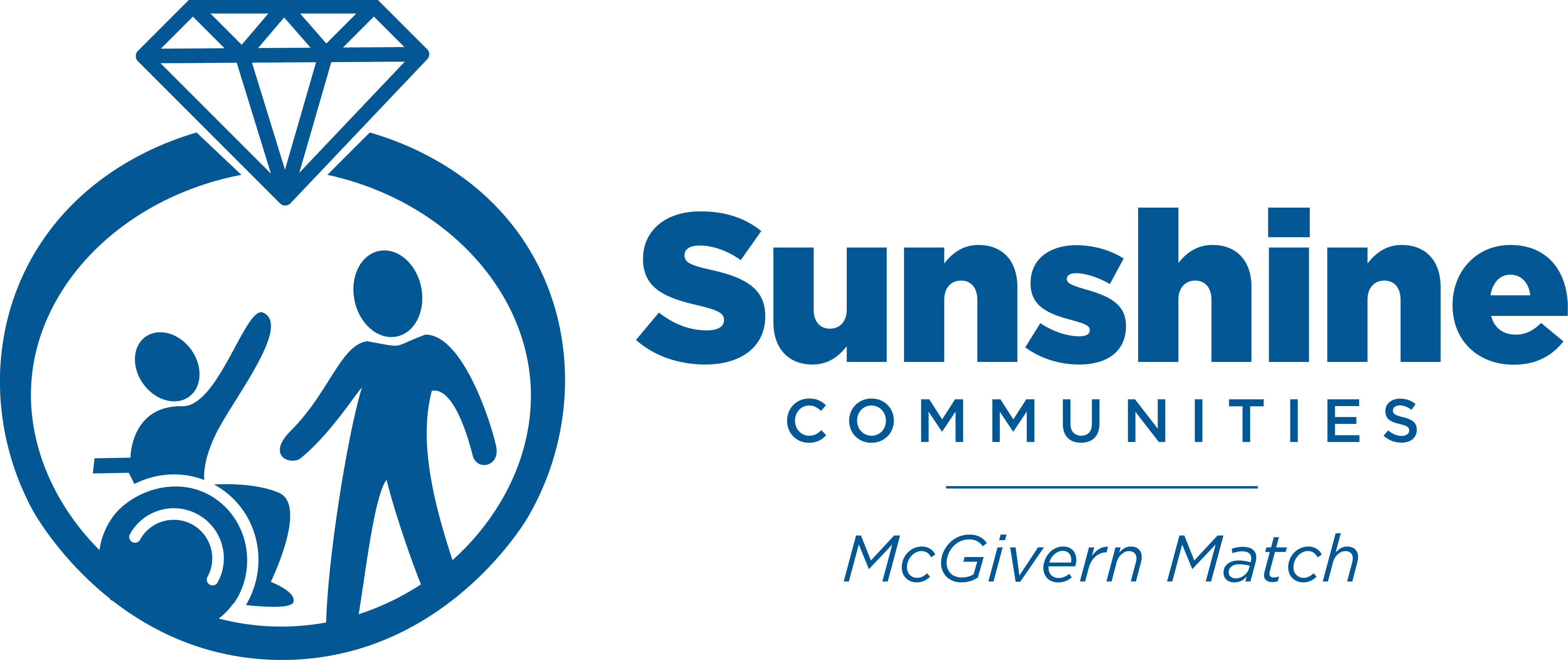 Circle graphic, Sunshine Communities, McGivern Match