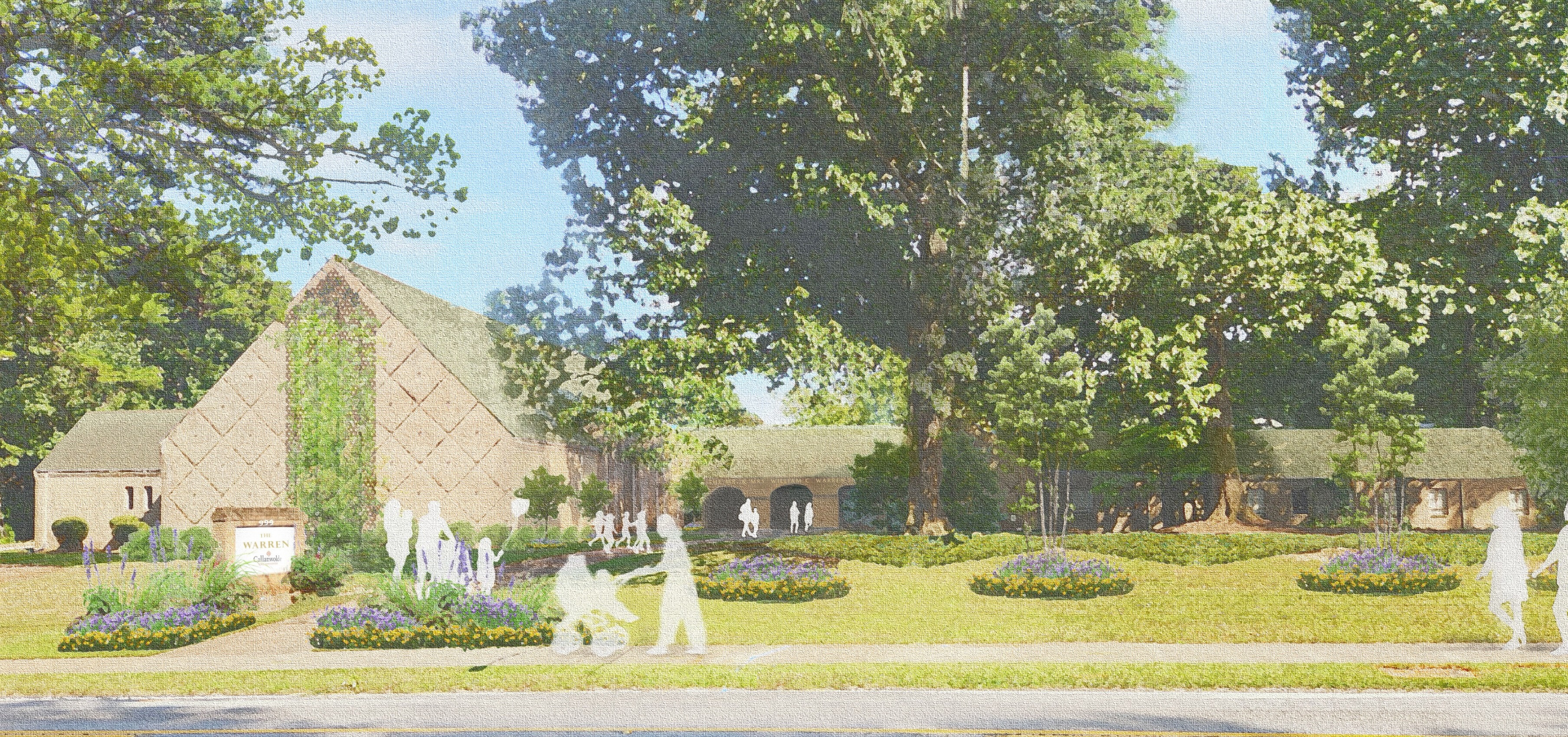 Mockup of new Callanwolde building The Warren
